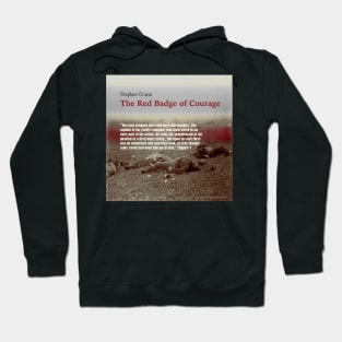 The Red Badge of Courage image/text Hoodie